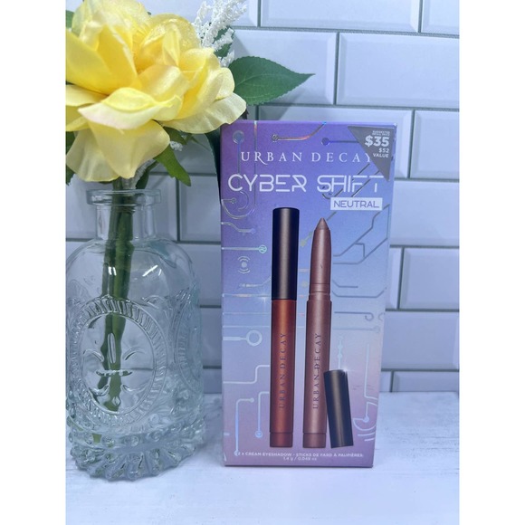 Urban Decay Eyeshadow Cyber Shift 24/7 Eye Shadow Stick Duo Neutral - Picture 1 of 8